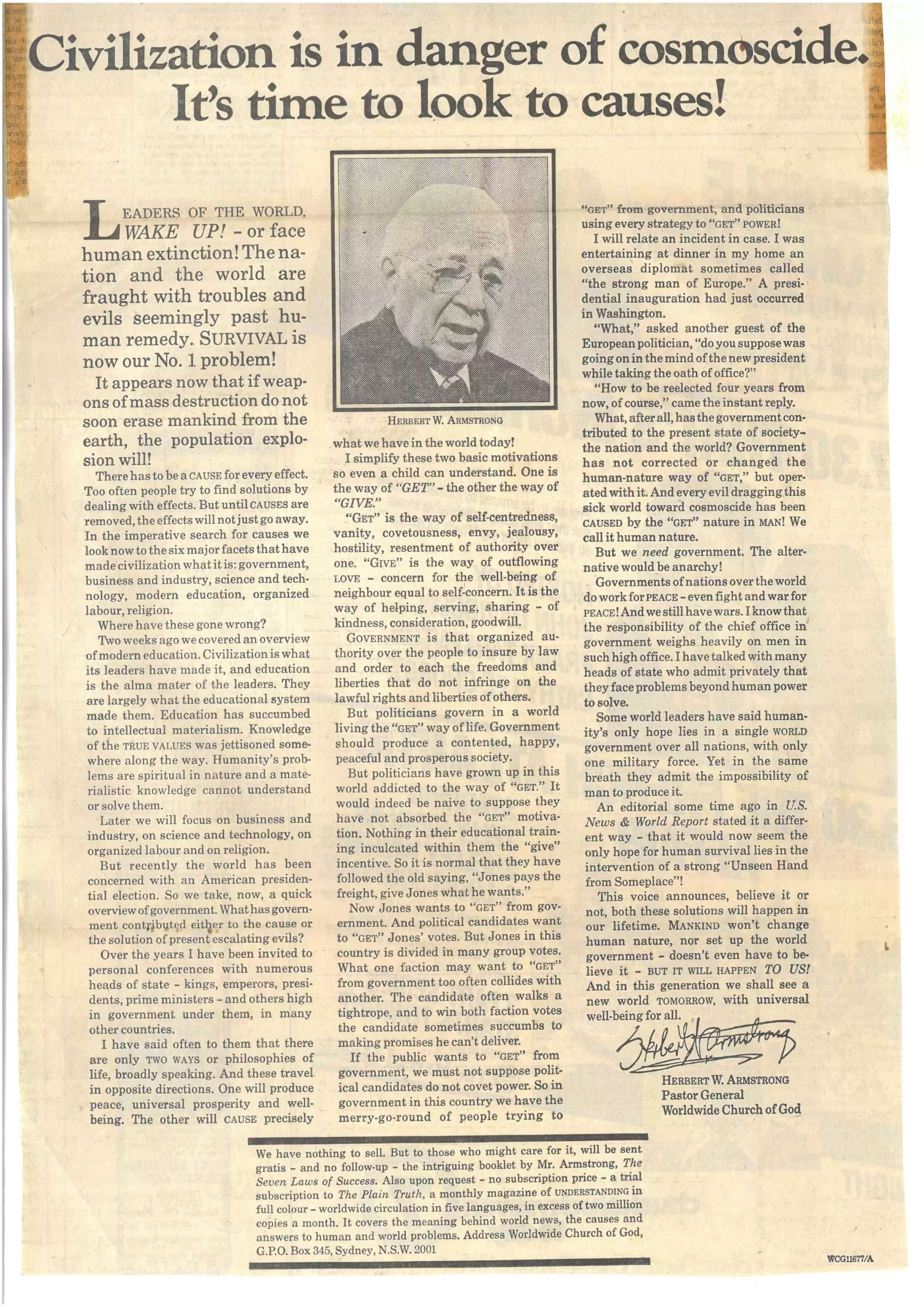 A Voice Cries Out, 16Feb1981b